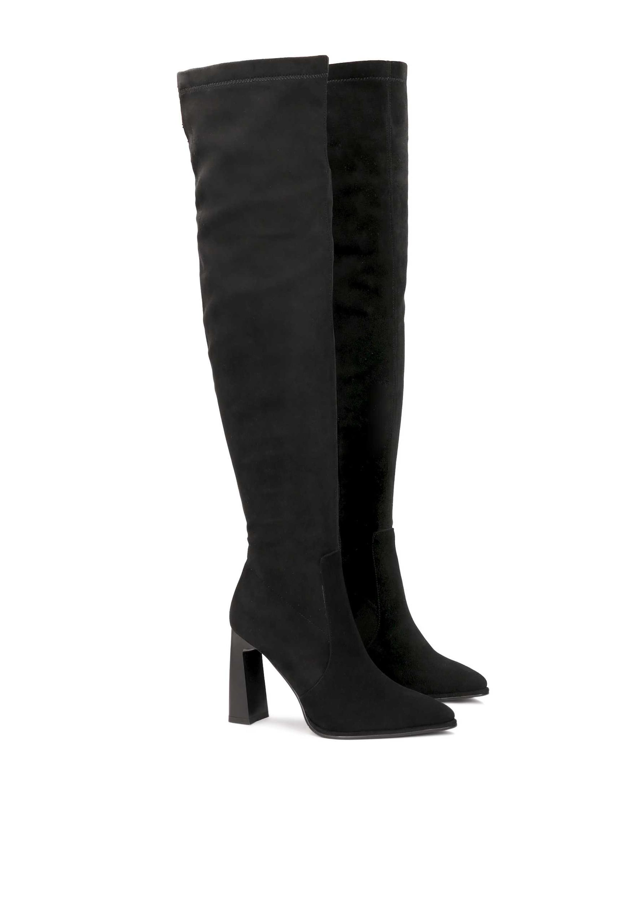Kazar Ботуши над коляното в черно