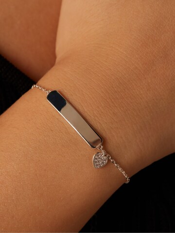 Lucardi Armband in Silber: Vorderseite