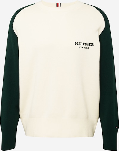 Pullover TOMMY HILFIGER di colore beige / navy / verde scuro, Visualizzazione prodotti