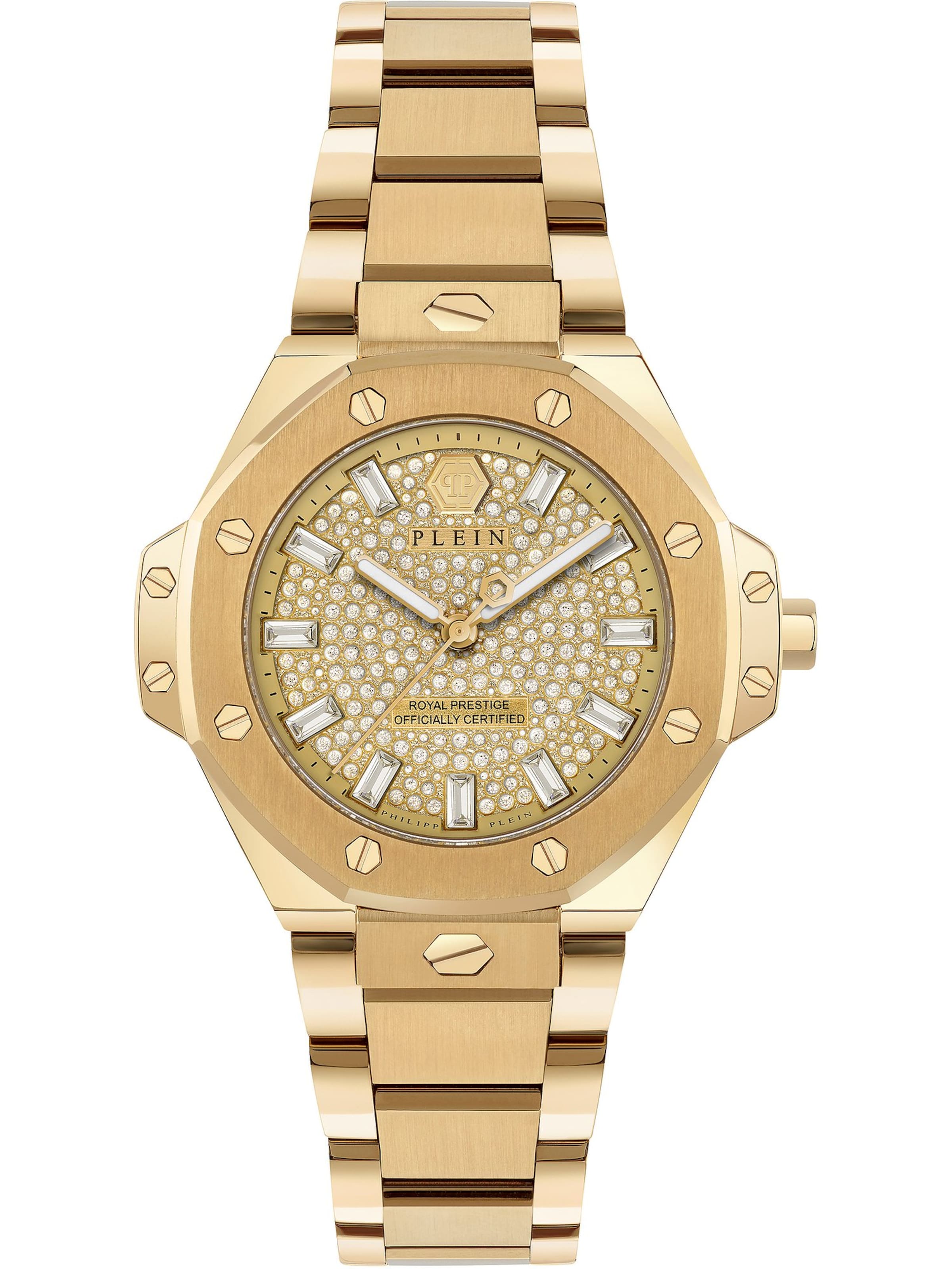 Philipp Plein Watches Analoguhr 'Royal Prestige' in Gold: Vorderseite
