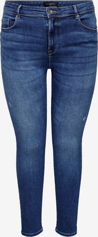 ONLY Carmakoma Skinny Jeans 'Maya' in Blauw: voorkant