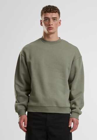Sweat-shirt Urban Classics en vert : devant