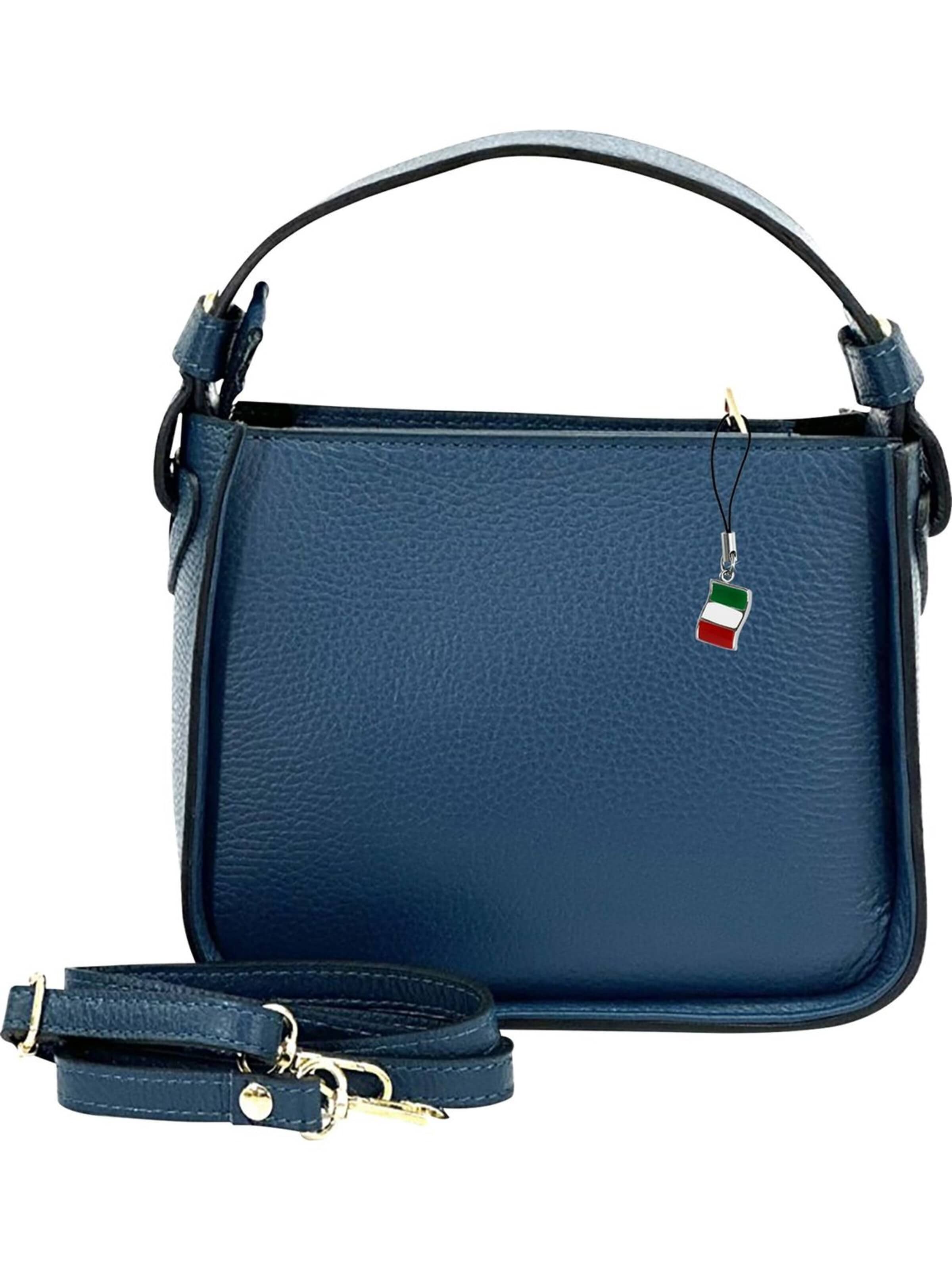 Borsa a tracolla di Florence in blu: frontale