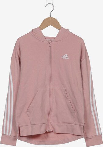 ADIDAS PERFORMANCE Sweatshirt & Zip-Up Hoodie in M in Pink: front