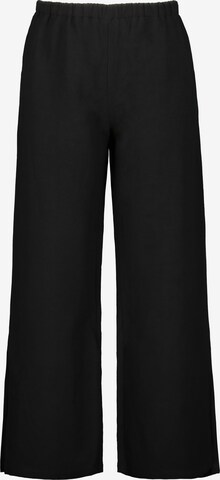 Wide Leg Pantalon Ulla Popken en noir : devant