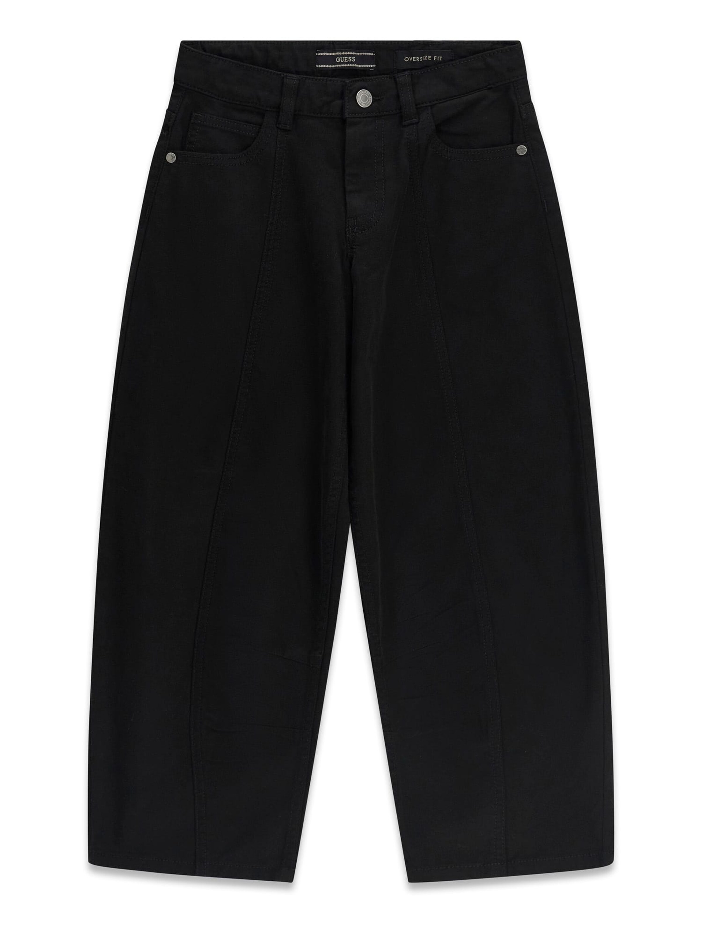 GUESS Barrel Hose in Schwarz: Vorderseite