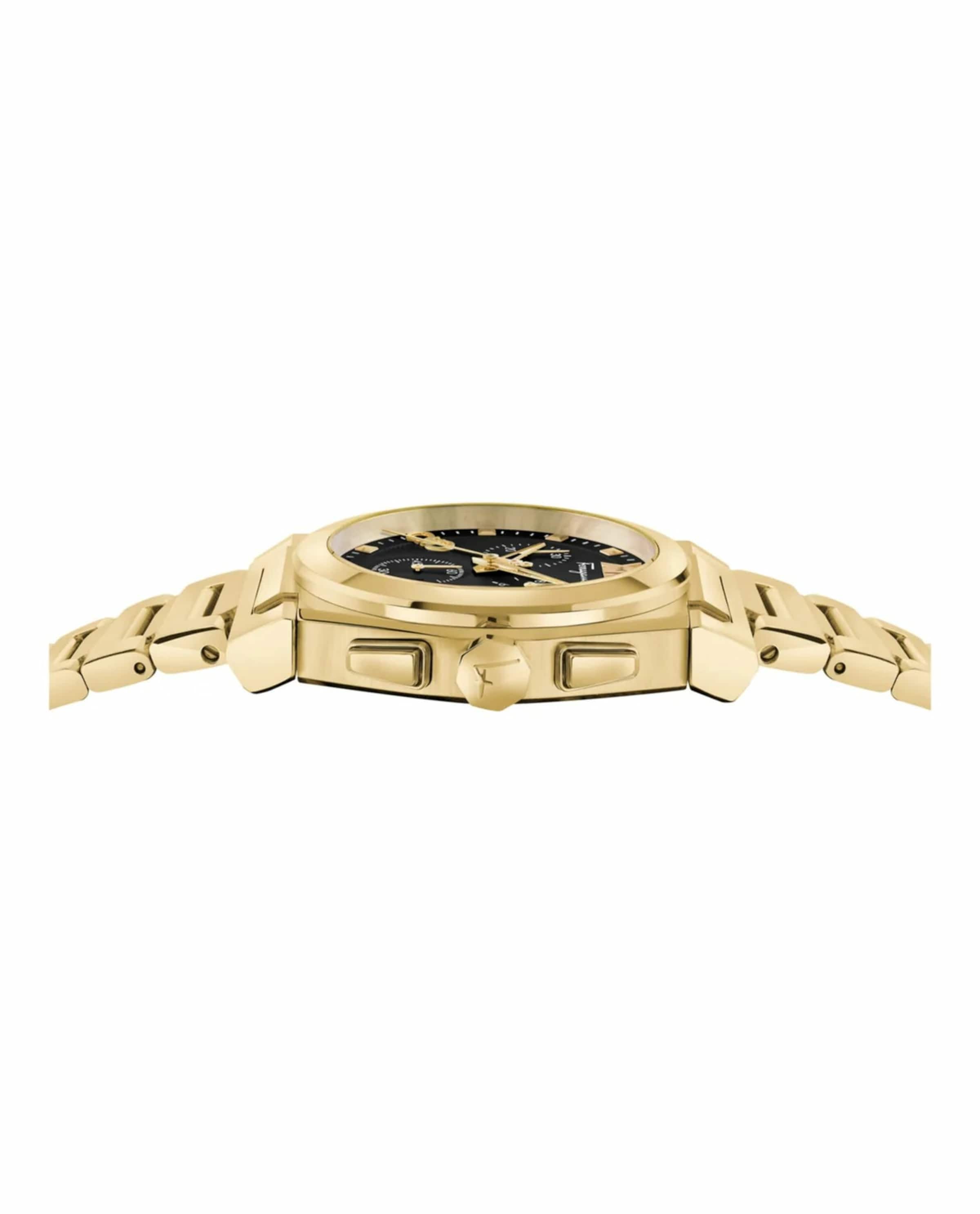 Salvatore Ferragamo Analog Watch in Gold