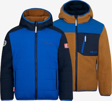 TROLLKIDS Outdoor jacket in Brown: front