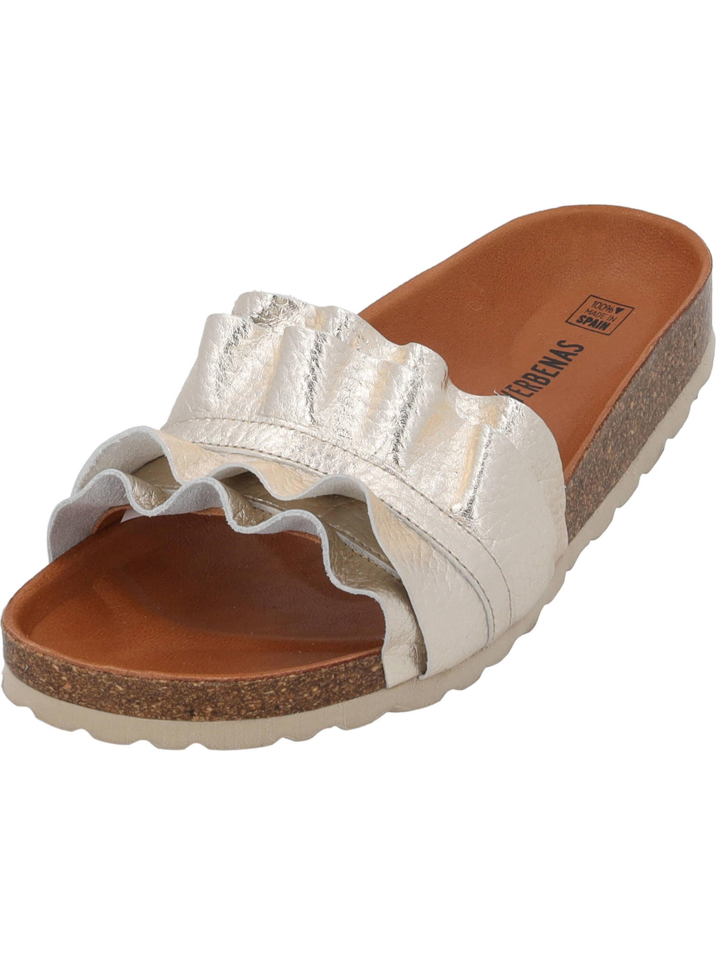 Mule 'Rocio Nucleo' VERBENAS en or : devant