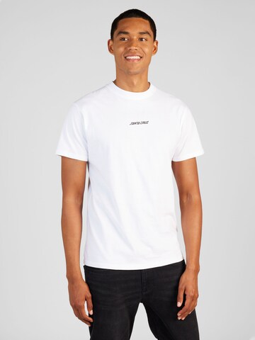 Santa Cruz Shirt 'Screaming Flash Center' in White: front