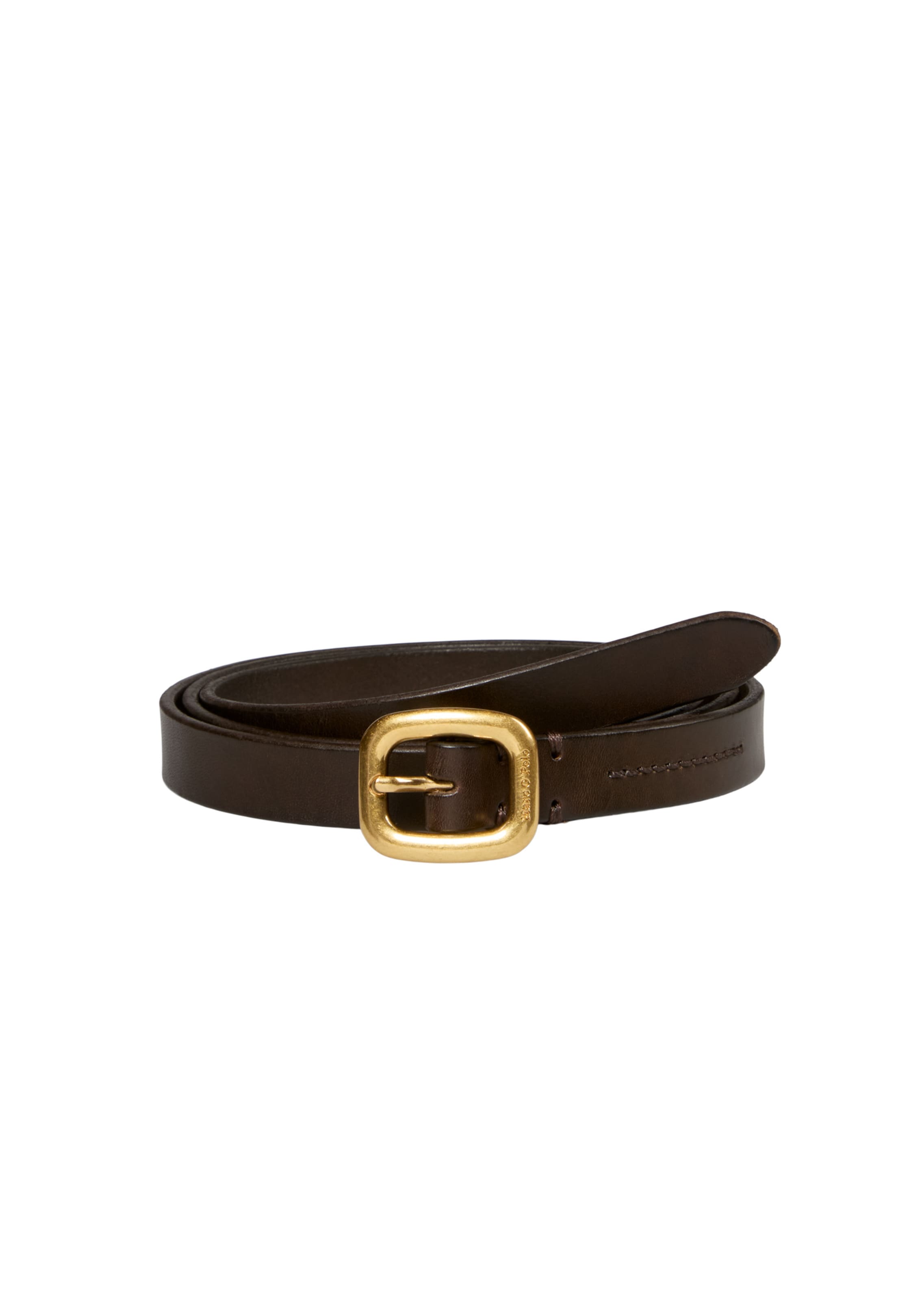 Marc O'Polo Belt in Brown: front