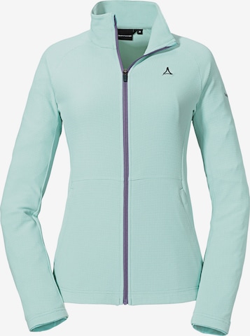 Schöffel Athletic Fleece Jacket 'Schiara' in Blue: front