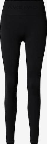 Pantalon de sport NIKE en noir : devant