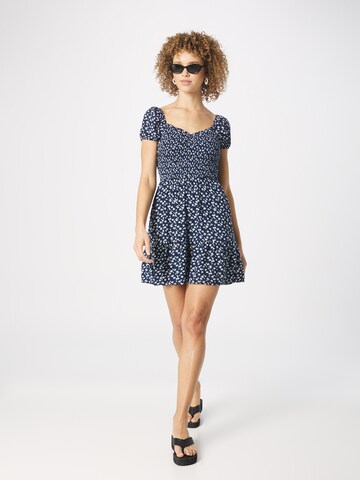 HOLLISTER Letní šaty – modrá
