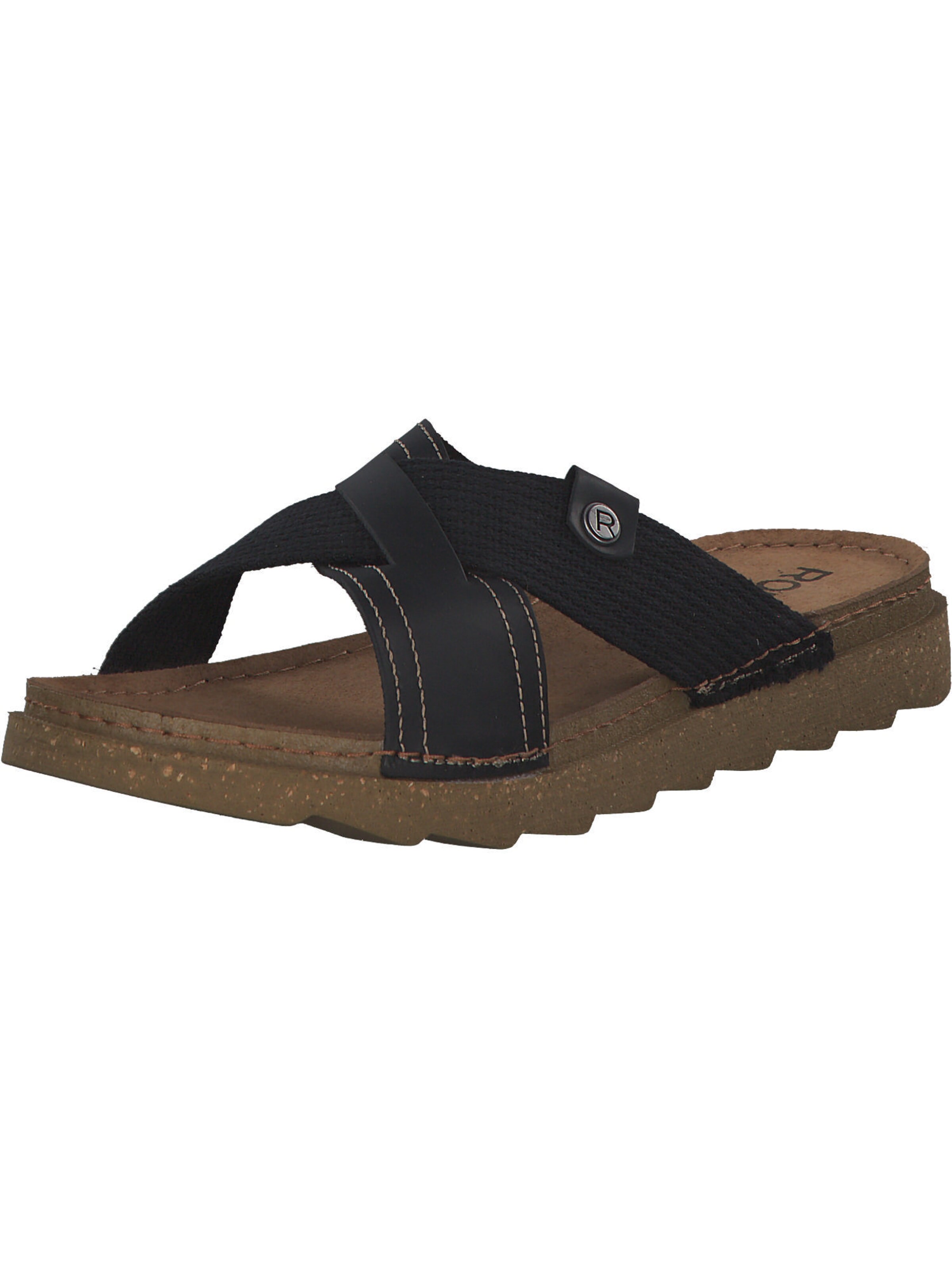 ROHDE Pantolette in Schwarz: Vorderseite