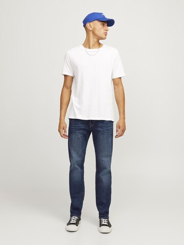 JACK & JONES - Tapered Calças de ganga 'JJIMike JJFox' em azul