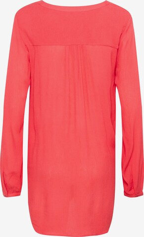 KAFFE CURVE Tunic 'Amber' in Red