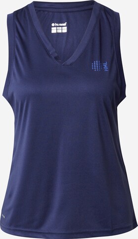 Hummel Sports Top in Blue: front