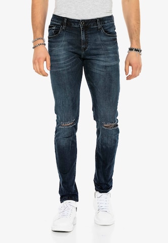CIPO & BAXX Slim fit Jeans 'Chained' in Blue