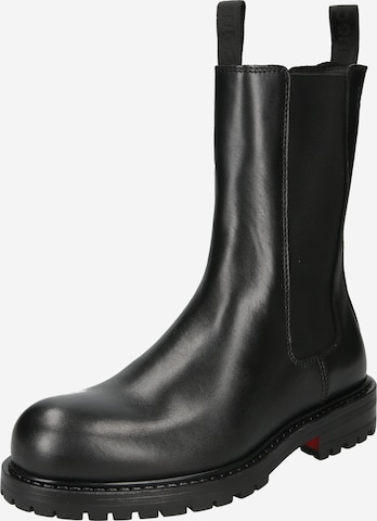 HUGO Red Chelsea Boots 'Newron' in Black: front