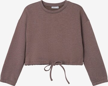 NAME IT Sweatshirt in Brown: front