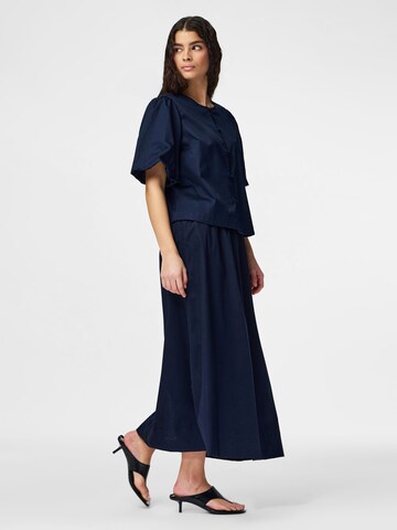 Jupe 'PCBlair' PIECES en bleu