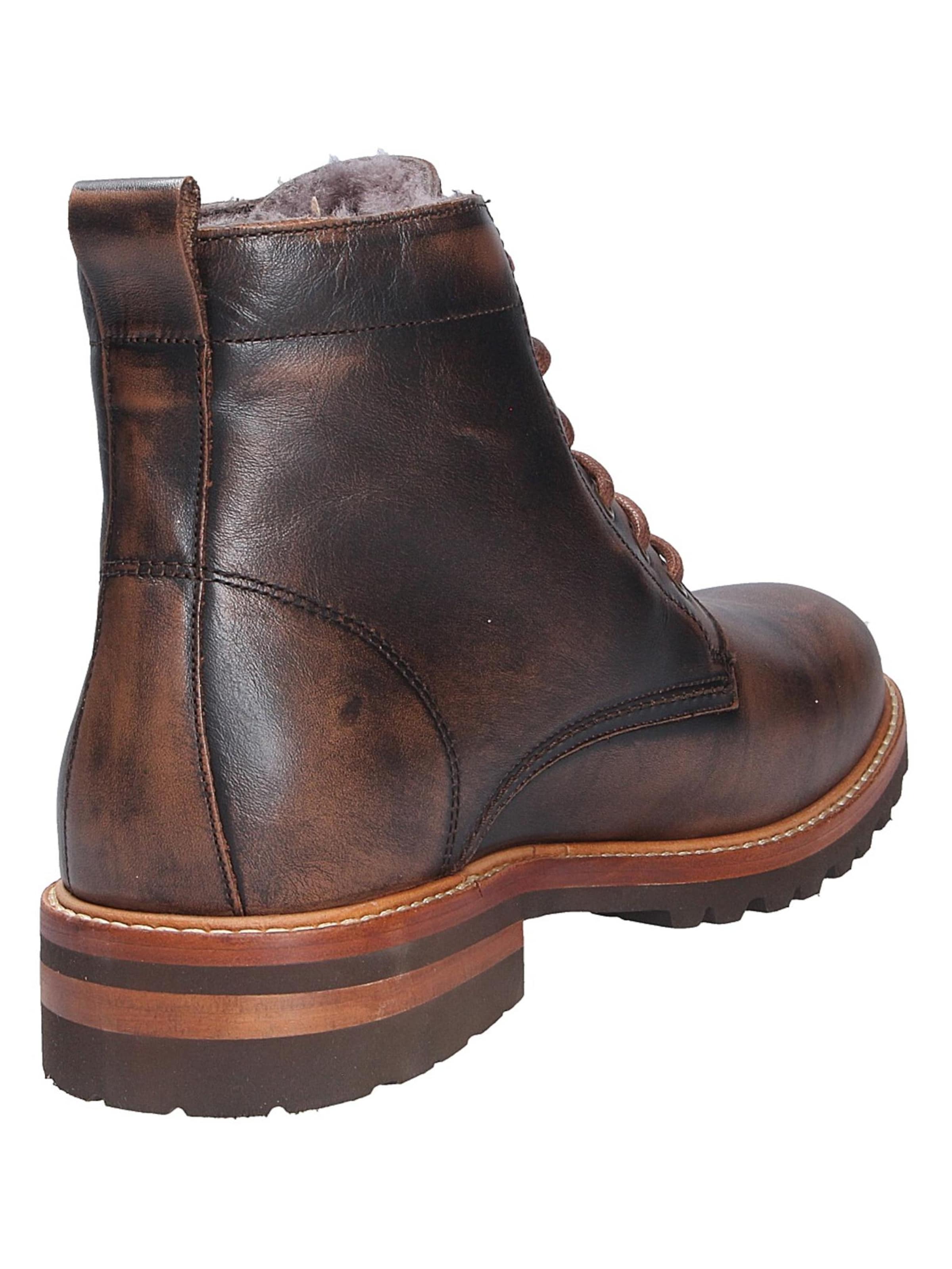 PANAMA JACK Lace-Up Boots 'EMERY IGLOO' in Brown