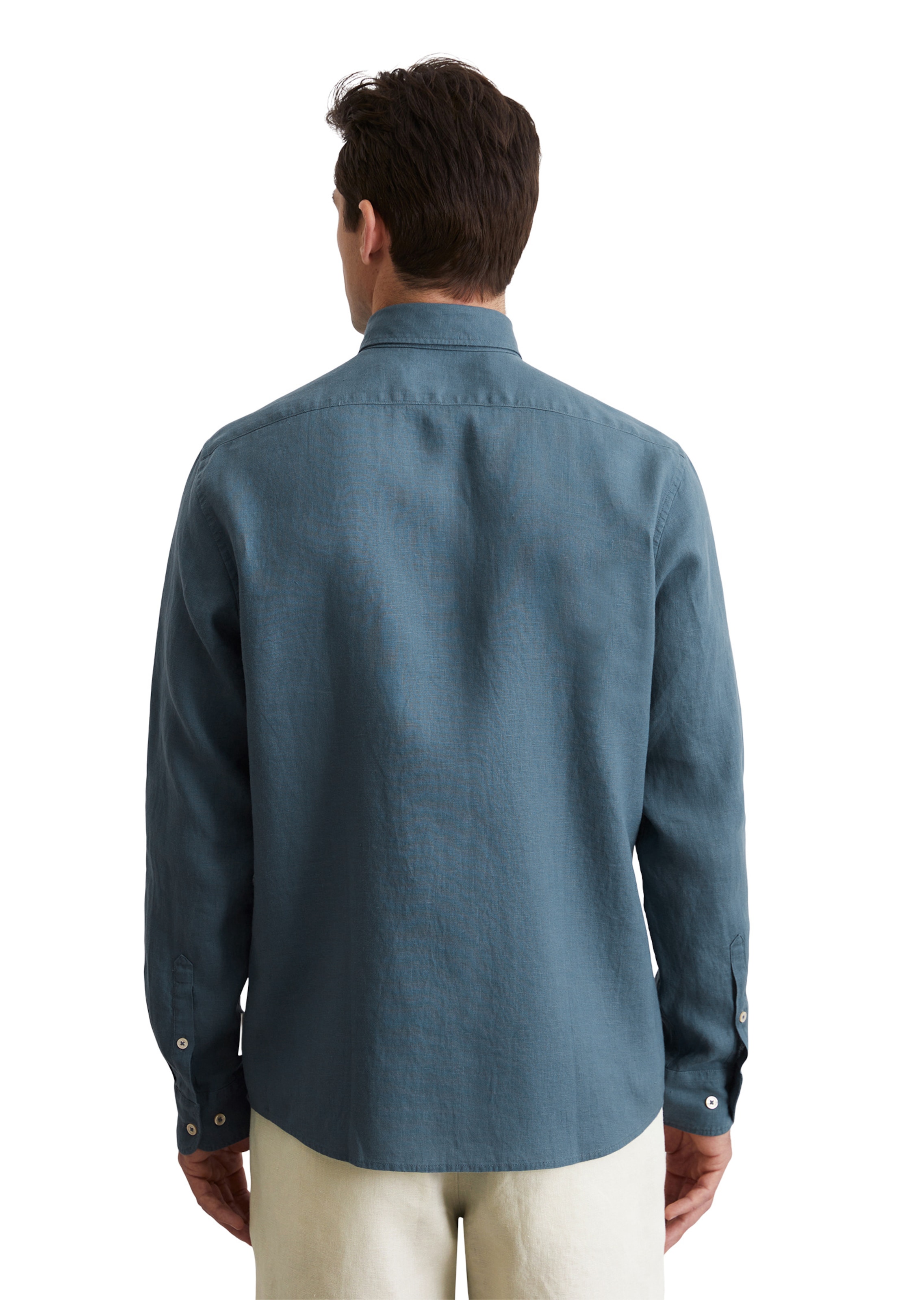 Marc O'Polo Regular fit Button Up Shirt in Blue