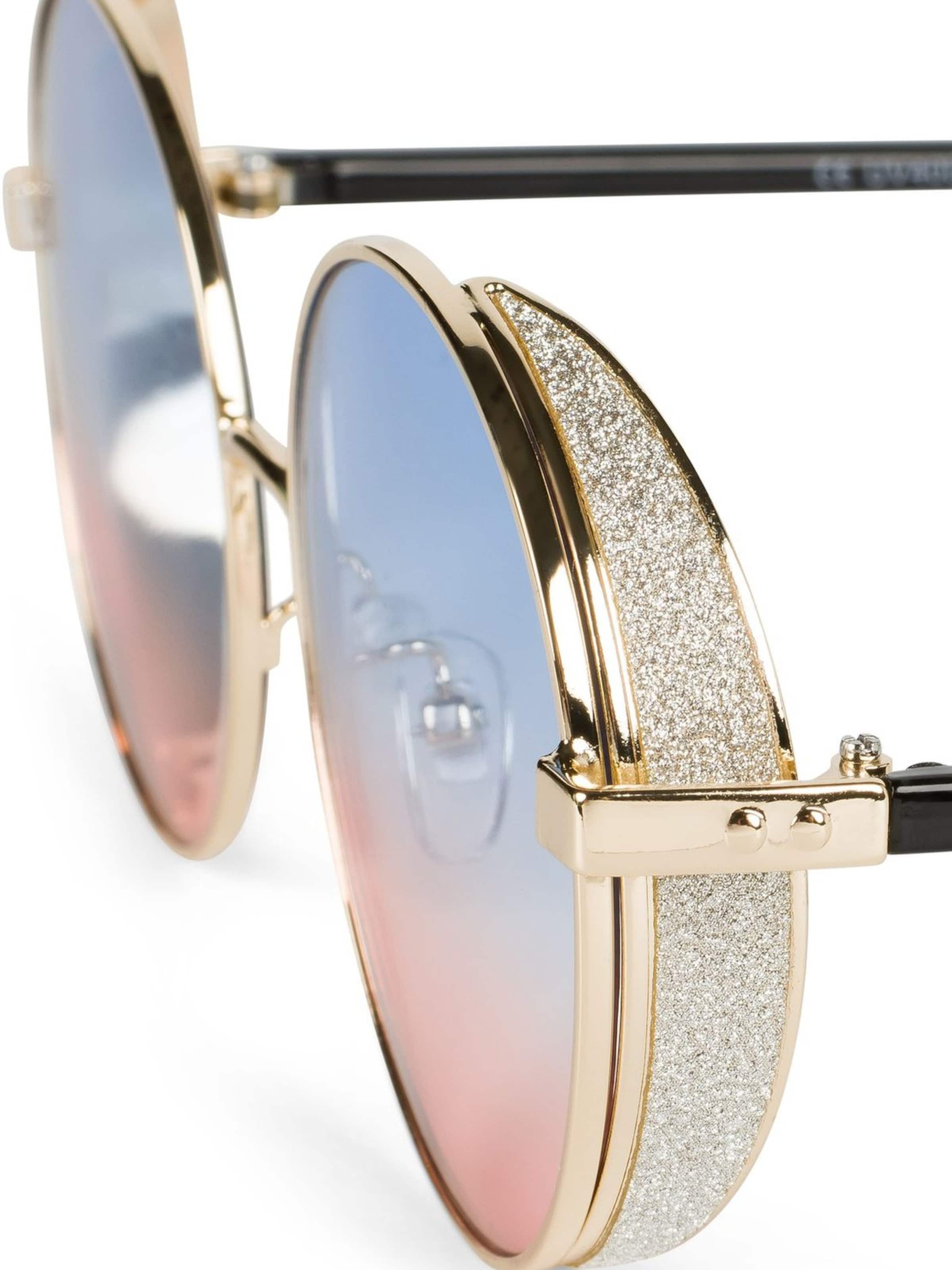 styleBREAKER Sonnenbrille 'Runde Sonnenbrille mit Glitzer Side Shield'‌‌‌‌‌‌ in Mischfarben
