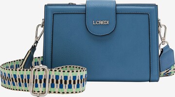 L.CREDI Crossbody Bag 'Mirja' in Blue: front