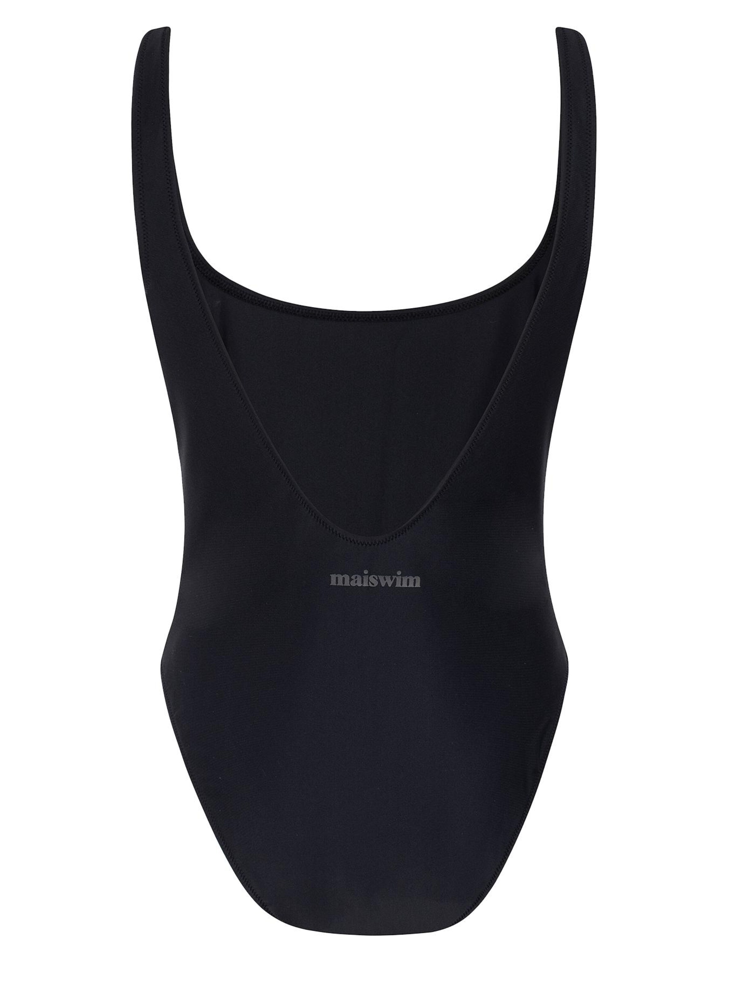 Bustier Maillot de bain 'Riviera' Maiswim en noir