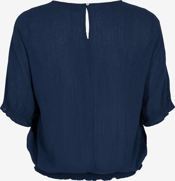 Zizzi Bluse 'ERORY' in Blau