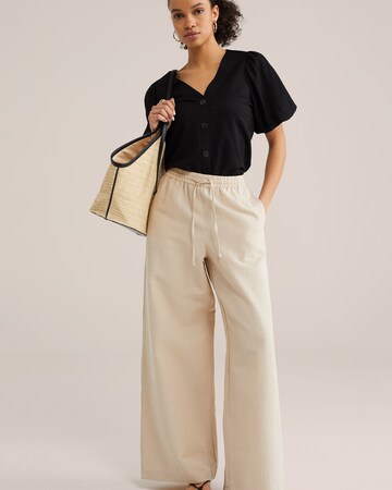 Geacă tricotată de la WE Fashion pe negru