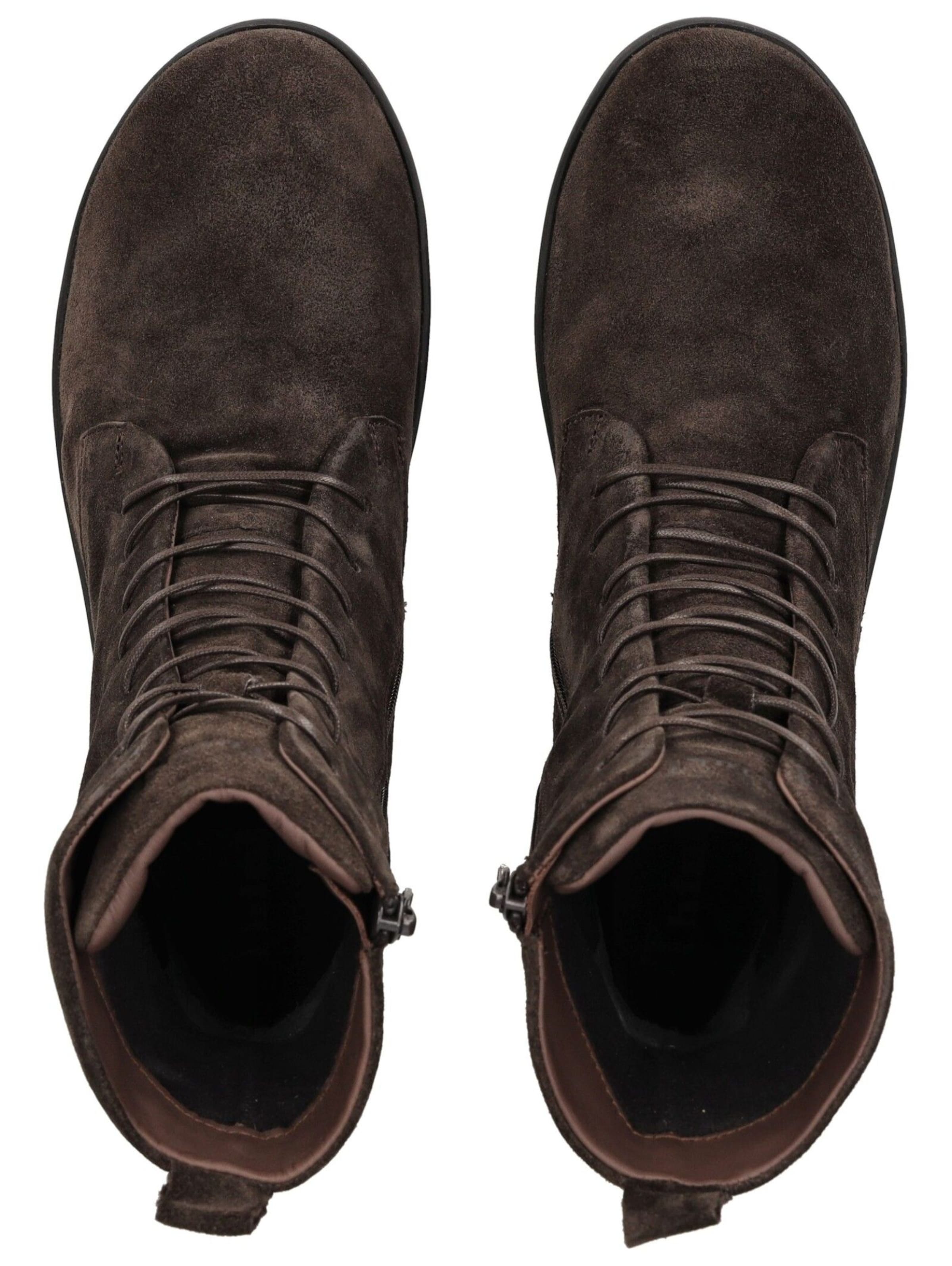 THINK! Lace-Up Ankle Boots in Brown