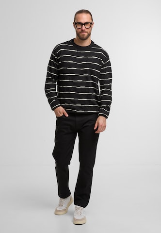 INDICODE JEANS Trui 'Mowri' in Zwart