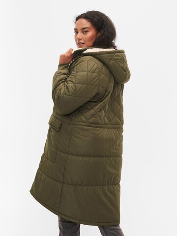 Manteau d’hiver 'CACAMP' Zizzi en vert