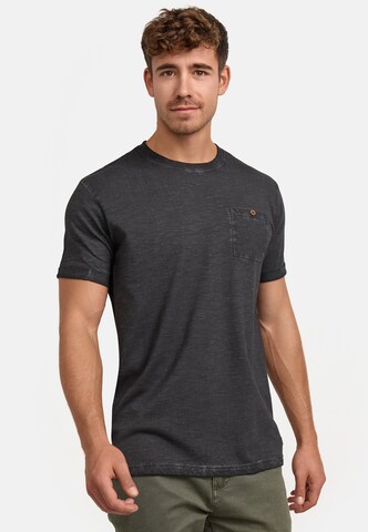 INDICODE JEANS Shirt in Zwart: voorkant