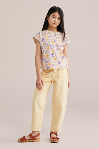 T-Shirt WE Fashion en beige