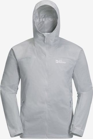 JACK WOLFSKIN Outdoor jacket in Grey: front