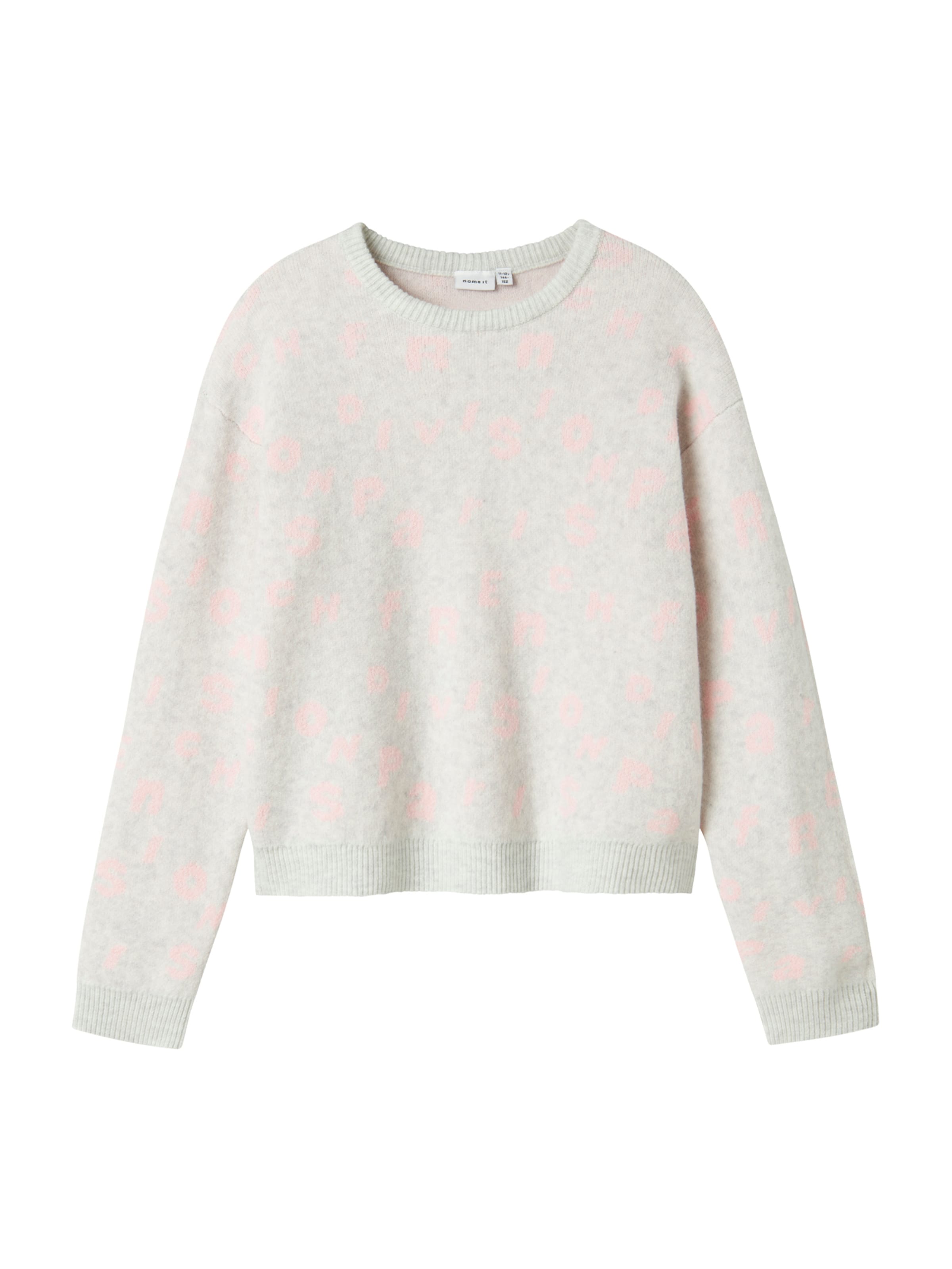 NAME IT Sweater 'NKFOLINE' in White: front