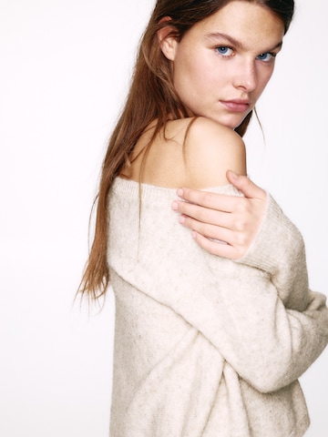 Pull&Bear Svetr – béžová