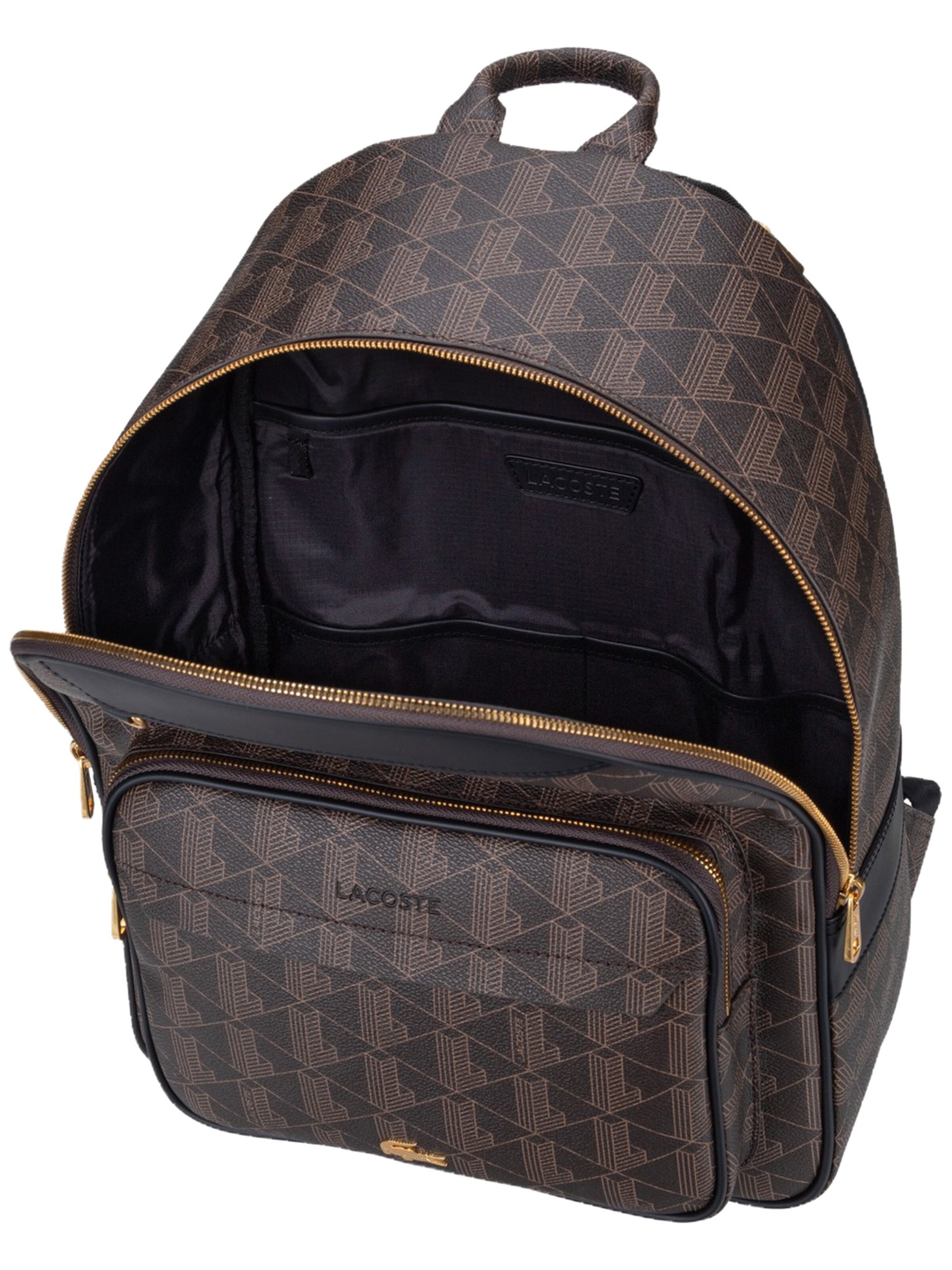 LACOSTE Rucksack in Braun