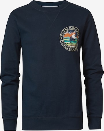 Petrol Industries Sweatshirt 'Scoot' in Blue: front