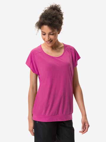 VAUDE Functioneel shirt 'Skomer' in Roze: voorkant