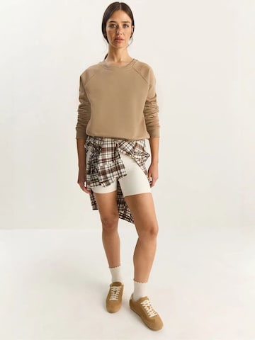 Bianco Lucci - Sweatshirt 'Sweatshirts' em bege: frente