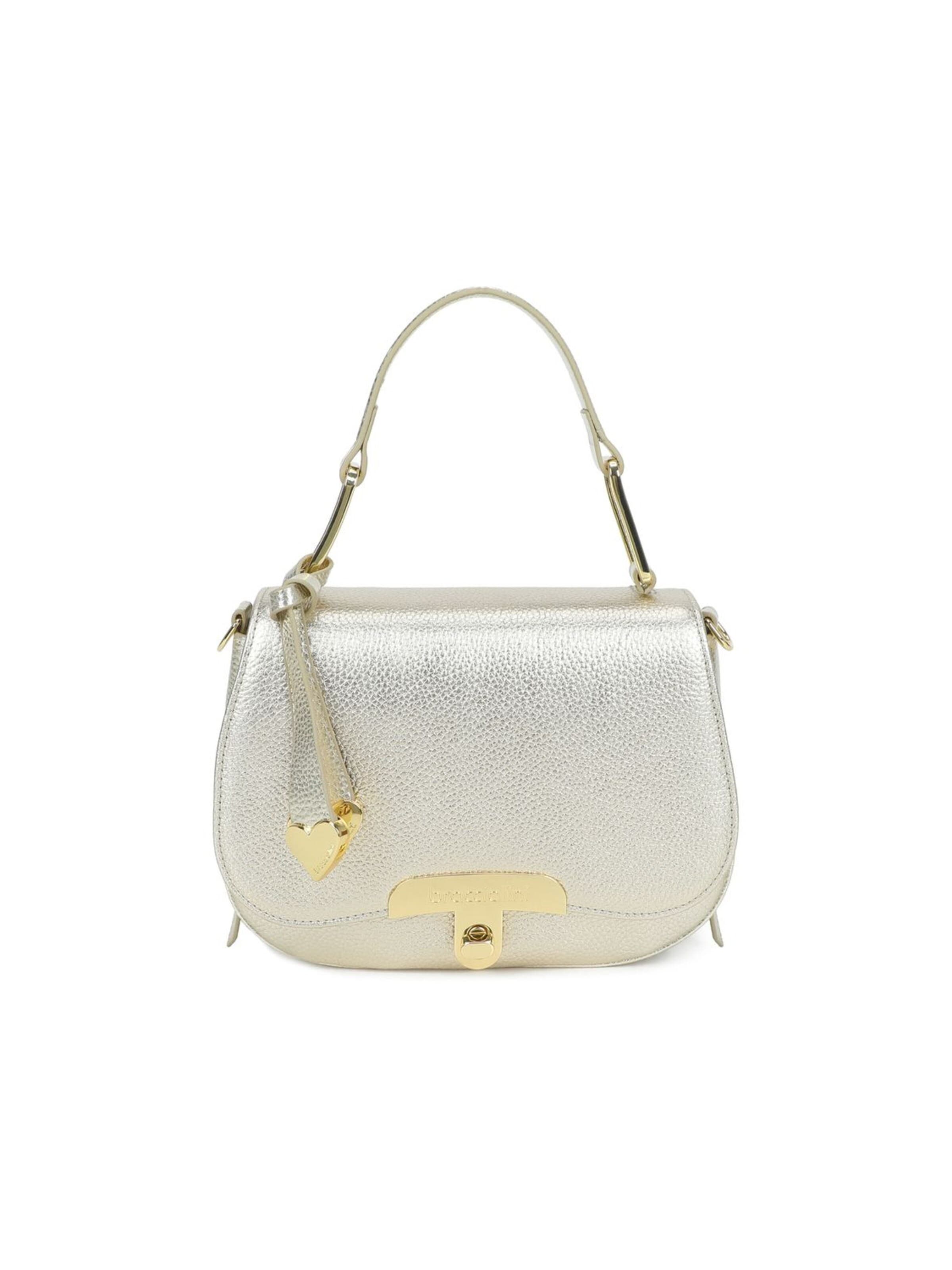 Borsa a mano 'Michelle' di Braccialini in argento: frontale