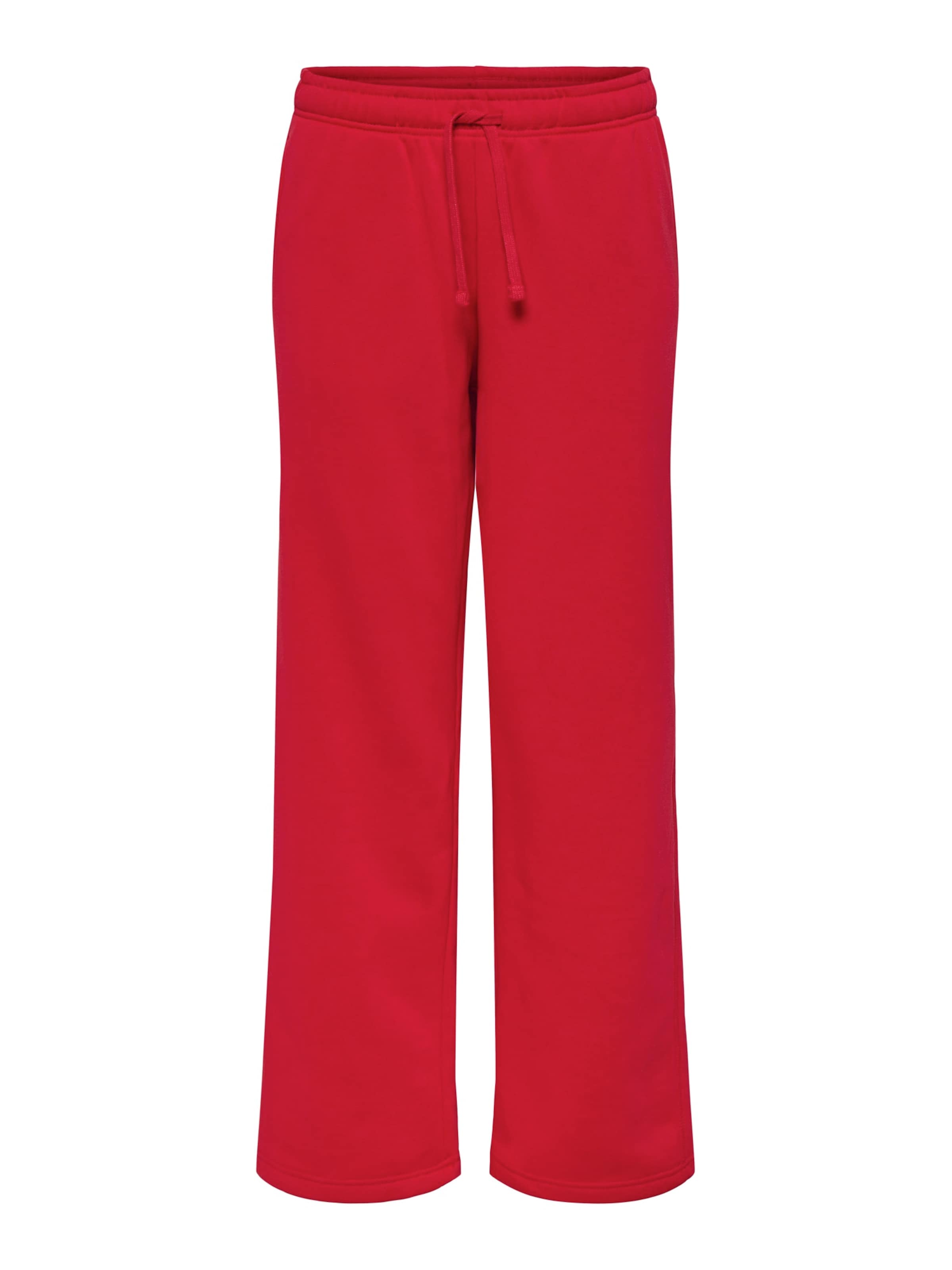 ONLY Püksid 'ONLBEST', värv punane: eest vaates