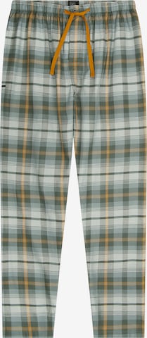 SCHIESSER Pyjamahose ' Mix + Relax ' in Grün: Vorderseite