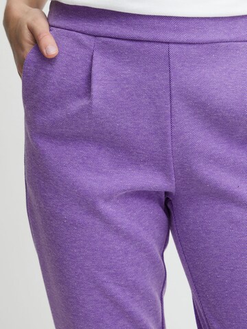 ICHI Skinny Trousers 'KATE' in Purple