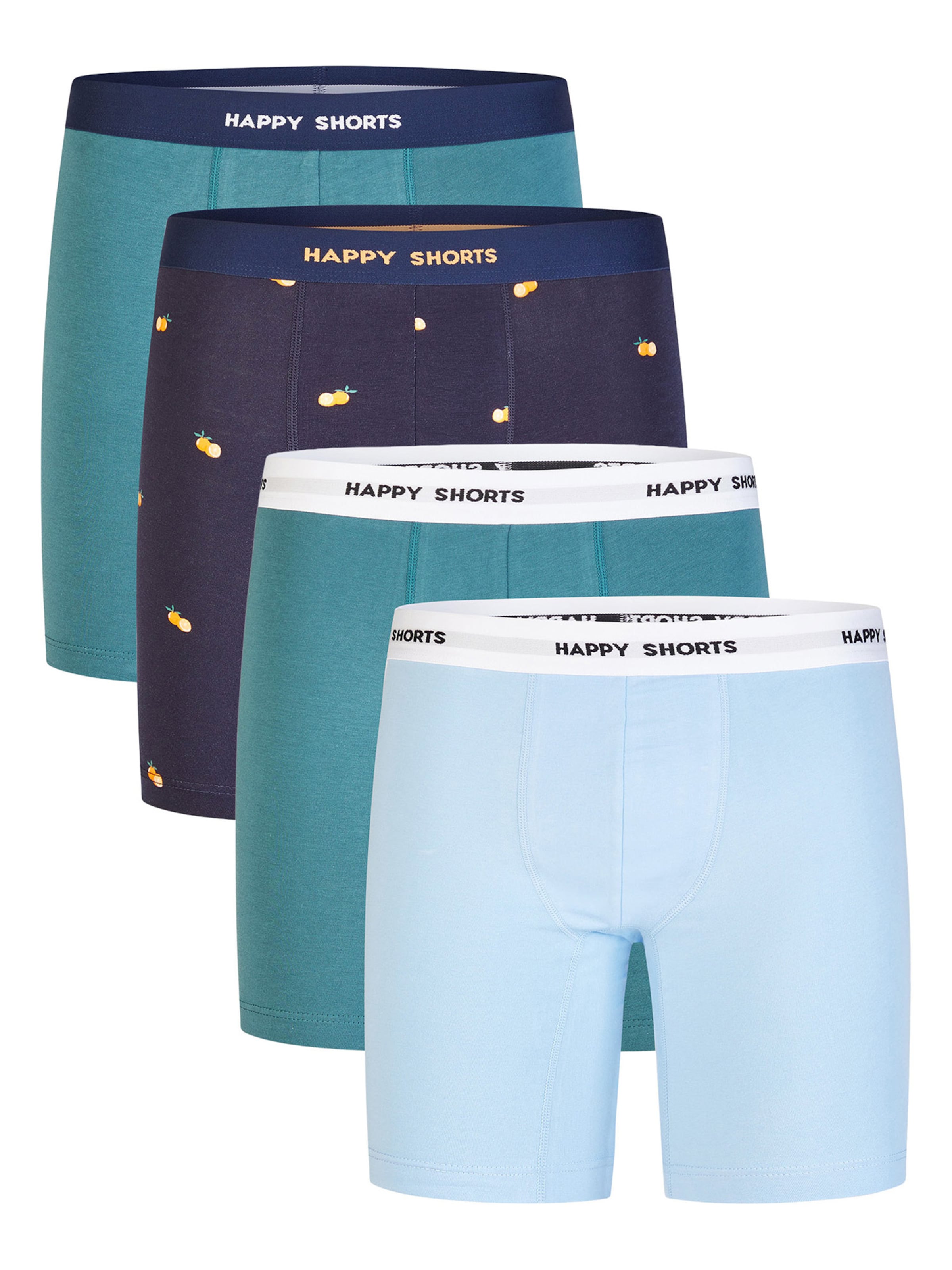 Happy Shorts - Boxers ' Motive ' em azul: frente
